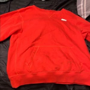 Red Nike sweater